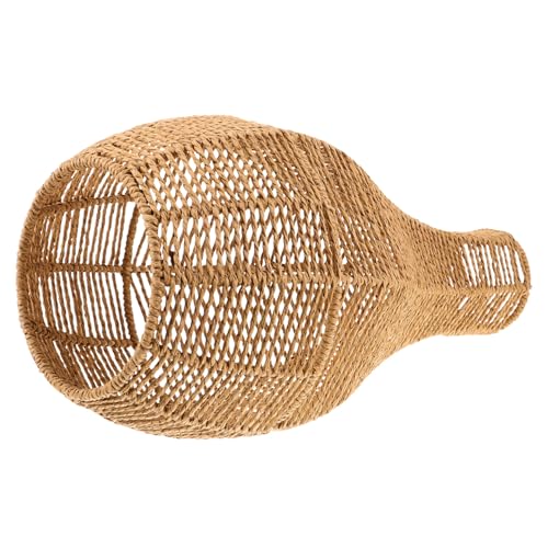 HONITANO Vintage Lampenschirm aus Robustem Seil und Eisen Langlebiger Dekorativer Deckenlampenschirm für Wohnzimmer Schlafzimmer und Bar Handgefertigt mit Künstlerischem Flair als Geschenk von HONITANO