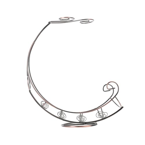 HONITANO Vintage Stil Stabiles Weinregal Piratenschiff Design Hängend mit Gläserhalter Rustikales Weinflaschen Display für Wohnzimmer Bar Geschenkidee von HONITANO