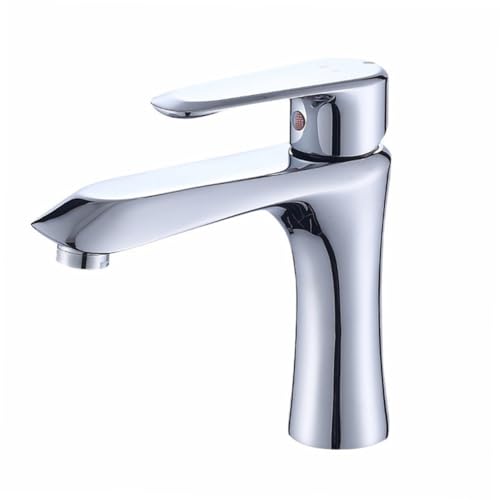 HONITANO Waschtischarmatur Bad Einhebelmischer aus Kupfer Mischbatterie für Warm und Kalt Wasser Single hole Waschbecken Wasserhahn Badezimmer Spülbecken Armatur Langlebig und Leicht zu von HONITANO