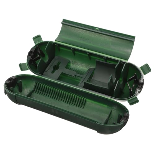 HONITANO Wasserdichte Outdoor Verteilerdose Kunststoffgehäuse Elektrische Anschlussbox mit Schlagfestigkeit und Isolierung Wetterfeste Schutzbox für Verlängerungskabel Außen Einfache von HONITANO