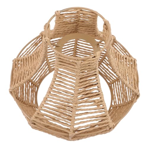 HONITANO Woven Lampenschirm Deckenlampe Imitation Rattan Stilvoller Lampenüberzug für Esszimmer Wohnzimmer Schlafzimmer Hotel Dekoration Langlebig Einfach zu Montieren HONITANO Woven Lampenschirm Deckenlampe Imitation Rattan Stilvoller Lampenüberzug für Esszimmer Wohnzimmer Schlafzimmer Hotel Dekoration Langlebig Einfach zu Montieren von HONITANO