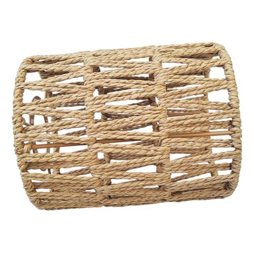HONITANO Woven Papierseil Lampenschirm Chinesischer Stil Hängelampe Ersatzschirm Eisenrahmen Handgefertigt Für Esszimmer Wohnzimmer Gemütliche Beleuchtung von HONITANO