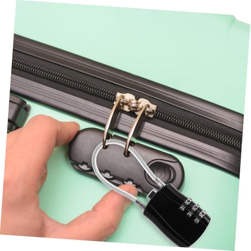 HONITANO Zahlenschloss Metall Vorhängeschloss mit Zahlenkombination für Schließfächer Rucksack und Schränke Sicheres Gepäckschloss für Studentenwohnheim und Reise Koffer von HONITANO