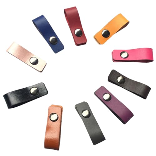 HONMEET 10 Stück Teiliges Mikrofaser leder Kabel Organizer Langlebiger Kabelhalter mit Druckknopf Flexibel für Ohrhörer Ladekabel Praktisches Kabelmanagement für Schreibtisch und Büro HONMEET 10 Stück Teiliges Mikrofaser leder Kabel Organizer Langlebiger Kabelhalter mit Druckknopf Flexibel für Ohrhörer Ladekabel Praktisches Kabelmanagement für Schreibtisch und Büro von HONMEET