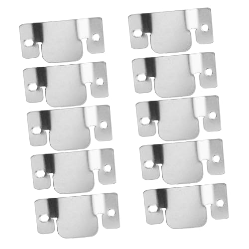 HONMEET 10 Stück Teiliges Möbelverbinder aus Verzinktem Sectional Couch Connectoren mit Konischen Steckverbindern und Schiebeklammern Einfache Montage für Sofas Relaxsessel und Loungemöbel von HONMEET