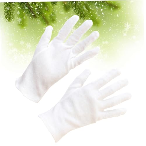 HONMEET 12 Paare Baumwollhandschuhe Weiß Schützende Arbeitshandschuhe für Industrie Garten Reinigung Schmuckinspektion Atmungsaktiv Wiederverwendbar Einheitsgröße HONMEET 12 Paare Baumwollhandschuhe Weiß Schützende Arbeitshandschuhe für Industrie Garten Reinigung Schmuckinspektion Atmungsaktiv Wiederverwendbar Einheitsgröße von HONMEET