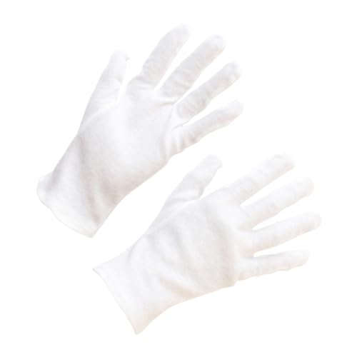 HONMEET 12 Paare Weiße Baumwollhandschuhe Schützende Dicke Vergrößerte Xl-handschuhe für Industrie Garten Schmuckinspektion Wiederverwendbar Hautfreundlich Komfortabel Vielseitig HONMEET 12 Paare Weiße Baumwollhandschuhe Schützende Dicke Vergrößerte Xl-handschuhe für Industrie Garten Schmuckinspektion Wiederverwendbar Hautfreundlich Komfortabel Vielseitig von HONMEET