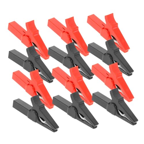 HONMEET 12 Stück Batterie-krokodilklemme Auto -testclips Hochleistungsbatterieklemmen Batterietestclips Krokodilklemmen Aufladen Elektrische Prüfklemmen Große Krokodilklemmen Kupfer HONMEET 12 Stück Batterie-krokodilklemme Auto -testclips Hochleistungsbatterieklemmen Batterietestclips Krokodilklemmen Aufladen Elektrische Prüfklemmen Große Krokodilklemmen Kupfer von HONMEET