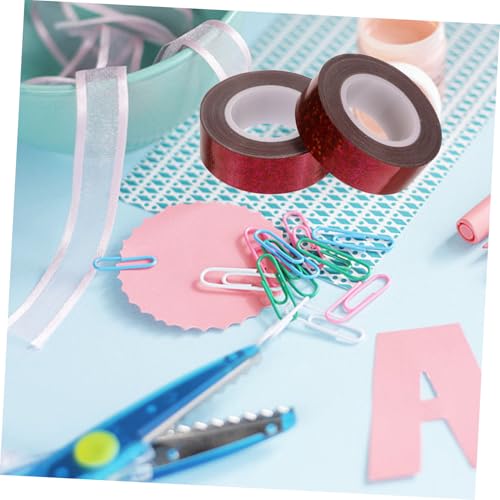 HONMEET 2 Rollen Holografisches Klebeband mit Glitzereffekt Reißfestes Stark Haftendes Duct Tape Vielseitig Einsetzbar für Innen und Außenbereich Rot Selbstklebend Robust und Langlebig HONMEET 2 Rollen Holografisches Klebeband mit Glitzereffekt Reißfestes Stark Haftendes Duct Tape Vielseitig Einsetzbar für Innen und Außenbereich Rot Selbstklebend Robust und Langlebig von HONMEET