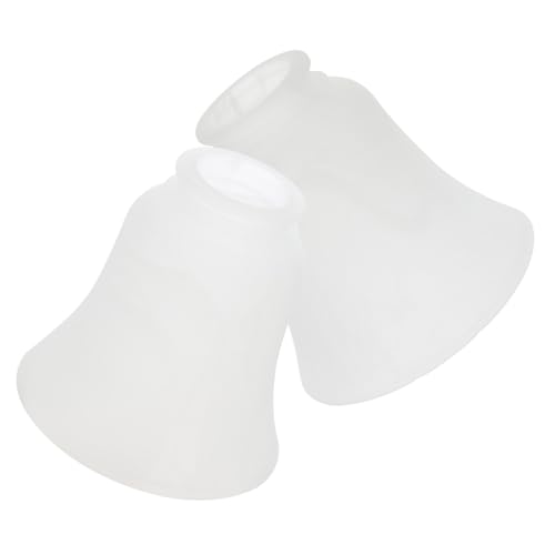 HONMEET 2 Stck Glas Lampenschirm Ersatzschirm Deckenleuchte Wolkenform Schneeflocken Design Dekorativer Lampenschirm für Wohnzimmer Schlafzimmer von HONMEET