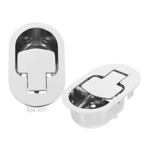 HONMEET 2 Stück Ergonomischer Verstellbarer Metall Griff für Recliner Sessel Ersatzteile Kompatibel mit Meisten Sofas und Sesseln Einfache Montage Komfortable Bedienung Silberfarben von HONMEET