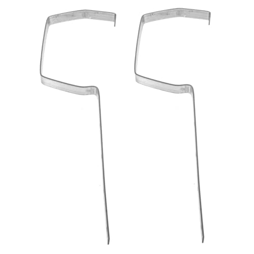 HONMEET 2 Stück Robustes Regenrinnenhalterung aus Eisen Dachrinne Stützrahmen mit Geschlitztem Design Wetterbeständiger Dachrinnenhalter für Garten und Hausdächer Einfache Montage von HONMEET