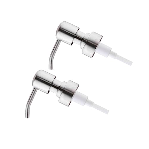 HONMEET 2 Stück Teiliges Seifenspender Deckel Gewinde Lotion Pumpe Rostfrei Ersatz für Pumpflaschen Badezimmer Zubehör HONMEET 2 Stück Teiliges Seifenspender Deckel Gewinde Lotion Pumpe Rostfrei Ersatz für Pumpflaschen Badezimmer Zubehör von HONMEET