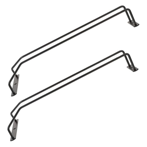 HONMEET 2 Stück Teiliges Weinglashalter Metall Regal Hängend Unter Regal Weinhalter Stabile Halterung Platzsparend Modern für Küche Bar von HONMEET