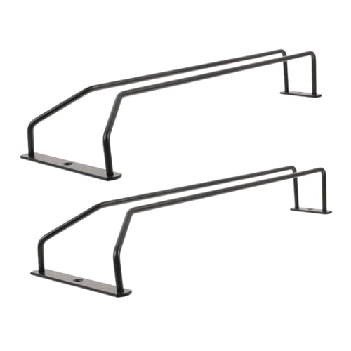 HONMEET 2 Stück Teiliges Weinregal aus Robustem Metall Deckenmontierter Glashalter für Weingläser Stilvolle Aufbewahrung und Hängeregale für Bar Küche und Zuhause Modernes Design Lang von HONMEET
