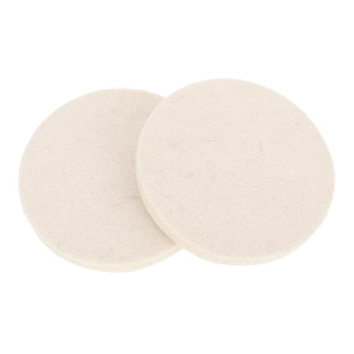 HONMEET 2 Stück Wollfilz Polierscheiben Hochdichte Selbstklebende Polierpads für Drehwerkzeuge Elektroschleifer Schmuck Glas Poliermaschinen HONMEET 2 Stück Wollfilz Polierscheiben Hochdichte Selbstklebende Polierpads für Drehwerkzeuge Elektroschleifer Schmuck Glas Poliermaschinen von HONMEET