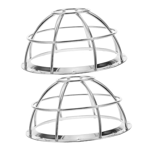 HONMEET 2 Stücke Sprinklerkopfschutz Metallgitter für Wandmontage Teiliges Transparent Installieren Feuermelder Schutzabdeckung für Wohn und Gewerbegebrauch von HONMEET