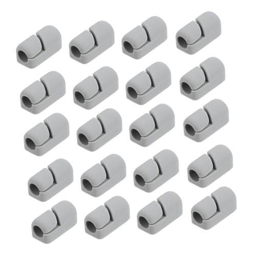 HONMEET 20 Stück Kabelclips Selbstklebend Kabelklemmen Kabelhalter Silikon für USB Ladekabel PC Büro Kabelmanagement Kabel Fixierer Organizer für Schreibtisch und Zuhause HONMEET 20 Stück Kabelclips Selbstklebend Kabelklemmen Kabelhalter Silikon für USB Ladekabel PC Büro Kabelmanagement Kabel Fixierer Organizer für Schreibtisch und Zuhause von HONMEET
