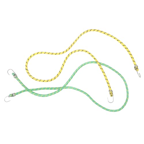 HONMEET 2stücke Verstellbare Bungee-gummiseile Mit Haken Für Sicheres Befestigen Von Gepäck Und Lasten Geeignet Für Outdoor-aktivitäten Und Transport Langlebig Und Zuverlässig von HONMEET