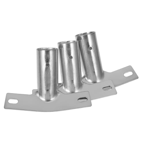 HONMEET 3 Stück Besenstielhalter Metalladapter Robustes Eisen Innengewinde Befestigung für Besenstiel Verbindung Einfach zu Montieren Ergonomisch Gestaltet für Komfortable Reinigung von HONMEET
