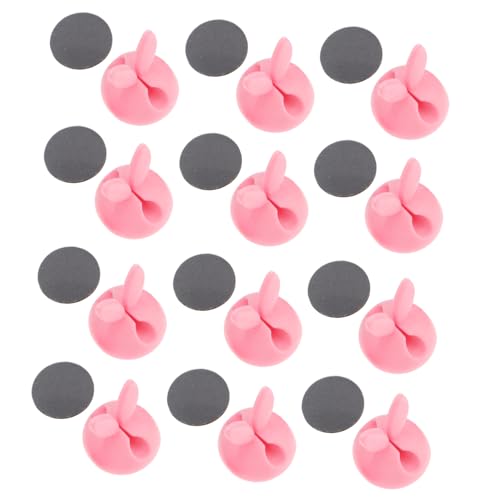 HONMEET 32 Stück Teiliges Bunny kabelclips mit Selbstklebenden Haltern Kompakter Kabelorganizer für Schreibtisch und Zuhause Vielseitig Einsetzbar für USB Strom Audiokabel Rückstandsfrei HONMEET 32 Stück Teiliges Bunny kabelclips mit Selbstklebenden Haltern Kompakter Kabelorganizer für Schreibtisch und Zuhause Vielseitig Einsetzbar für USB Strom Audiokabel Rückstandsfrei von HONMEET