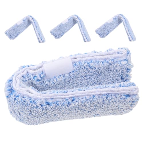 HONMEET 4 Stück Mikrofaser Ersatzpads Wiederverwendbare Fensterwischer Reinigungspads Hochsaugfähig Einfach zu Befestigen Passend für Wasseraufträger Glasreinigung Zubehör HONMEET 4 Stück Mikrofaser Ersatzpads Wiederverwendbare Fensterwischer Reinigungspads Hochsaugfähig Einfach zu Befestigen Passend für Wasseraufträger Glasreinigung Zubehör von HONMEET