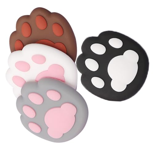 HONMEET 4 Stück Türstopper aus Weichem Silikon Geräuschdämpfender Türgriff puffer Stoßfester Wand Türkantenschutz in Pfotenform Einfache Anbringung ohne Werkzeug Geeignet für Zimmertüren HONMEET 4 Stück Türstopper aus Weichem Silikon Geräuschdämpfender Türgriff puffer Stoßfester Wand Türkantenschutz in Pfotenform Einfache Anbringung ohne Werkzeug Geeignet für Zimmertüren von HONMEET