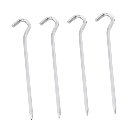 HONMEET 4 Stück Zeltheringe aus Aluminiumlegierung Robuste Camping Heringe für Strandmatten und Picknickdecken Langlebig Wiederverwendbar für Outdoor Wandern und Gartenbefestigung HONMEET 4 Stück Zeltheringe aus Aluminiumlegierung Robuste Camping Heringe für Strandmatten und Picknickdecken Langlebig Wiederverwendbar für Outdoor Wandern und Gartenbefestigung von HONMEET