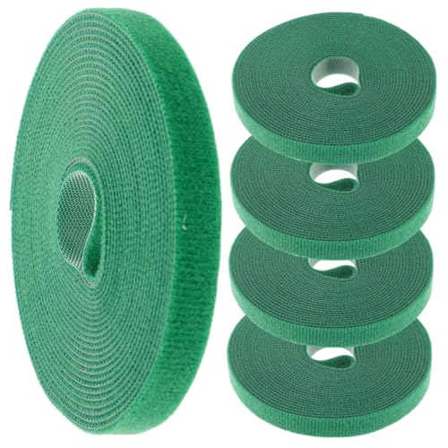 HONMEET 5 Rollen Selbstklebendes Klettband Breit Lang Wiederverwendbares Kabelmanagement für Schreibtisch und Garten Flexibel Zuschneidbar Robustes Fixierband für Kabel Drähte und HONMEET 5 Rollen Selbstklebendes Klettband Breit Lang Wiederverwendbares Kabelmanagement für Schreibtisch und Garten Flexibel Zuschneidbar Robustes Fixierband für Kabel Drähte und von HONMEET