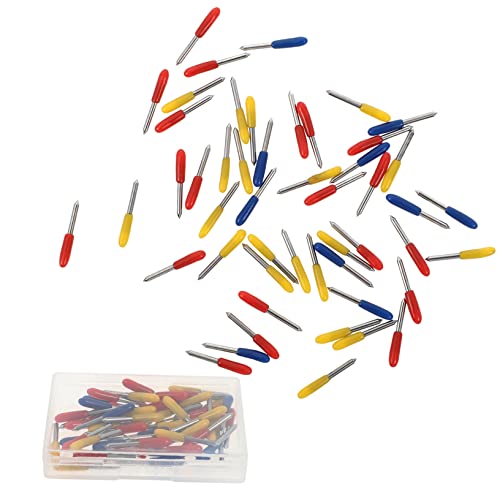 HONMEET Schriftschneider Für Schneidemaschinen 50 Stück Wolframstahlschneider 30° 45° 60° Keine Gummibeschichtung Für Vinylprojekte von HONMEET
