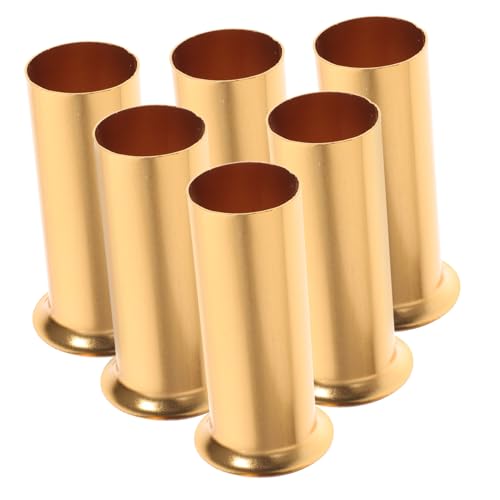 HONMEET 6 Stück Teiliges Metall-kronleuchter Kerzenfassung Hülsen Stabile Deckenlampen Abdeckung Einfache Montage Warmes Retro-design Passend für Tischlampen Kronleuchter und Deckenleuchte von HONMEET