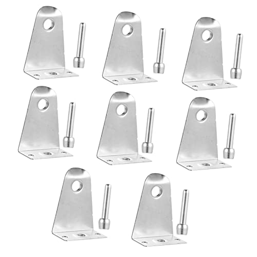 HONMEET 8 Sätze Jalousien Halterungen mit Stiftbolzen Teiliges Set für Einfache Befestigung von Fensterjalousien Rostfrei und Langlebig Passend für Verschiedene Designs HONMEET 8 Sätze Jalousien Halterungen mit Stiftbolzen Teiliges Set für Einfache Befestigung von Fensterjalousien Rostfrei und Langlebig Passend für Verschiedene Designs von HONMEET