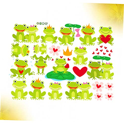 HONMEET Abnehmbare Wandtattoo Kinderzimmer Frosch Motiv PVC Wandsticker Dekor Wohnzimmer Schlafzimmer Badezimmer Grün HONMEET Abnehmbare Wandtattoo Kinderzimmer Frosch Motiv PVC Wandsticker Dekor Wohnzimmer Schlafzimmer Badezimmer Grün von HONMEET