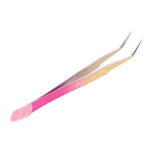 HONMEET Doppelseitige Nagelpinzette mit Gebogenem Kopf Multifunktionales Nail Art Werkzeug für Präzises Auftragen von Nagelstickern und Strasssteinen Leichtes Langlebiges Design für Profis HONMEET Doppelseitige Nagelpinzette mit Gebogenem Kopf Multifunktionales Nail Art Werkzeug für Präzises Auftragen von Nagelstickern und Strasssteinen Leichtes Langlebiges Design für Profis von HONMEET