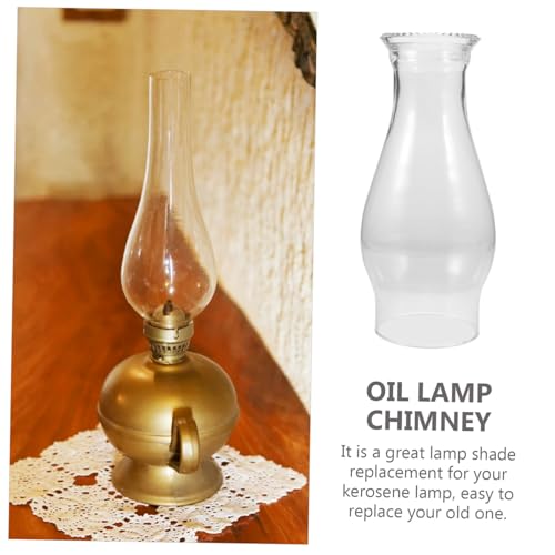 HONMEET Ersatzglas Petroleumlampe Ø Transparent Glas Lampenschirm Retro Design Vintage Öllampe Schornstein Lampenglas für Zuhause Camping Outdoor Atmosphäre HONMEET Ersatzglas Petroleumlampe Ø Transparent Glas Lampenschirm Retro Design Vintage Öllampe Schornstein Lampenglas für Zuhause Camping Outdoor Atmosphäre von HONMEET