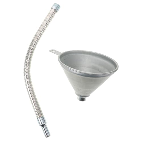 HONMEET Flexibler Eisen trichter für Auto Ölwechsel Kraftstoff Einfülltrichter mit Biegbarer Öffnung für Benzin Öl Getriebe Geeignet Kompakt Leicht Spillfrei von HONMEET