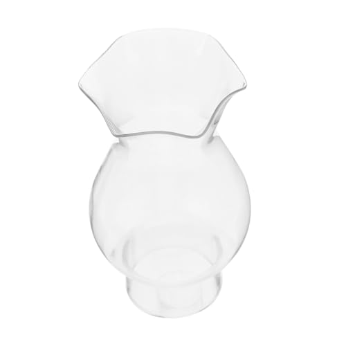 HONMEET Glas Lampenschirm Ersatz Lampenschirm Petroleumlampe Vintage Öl mit Gerolltem Rand für Rustikale Nachttischlampe und Nostalgische Wohnkultur von HONMEET