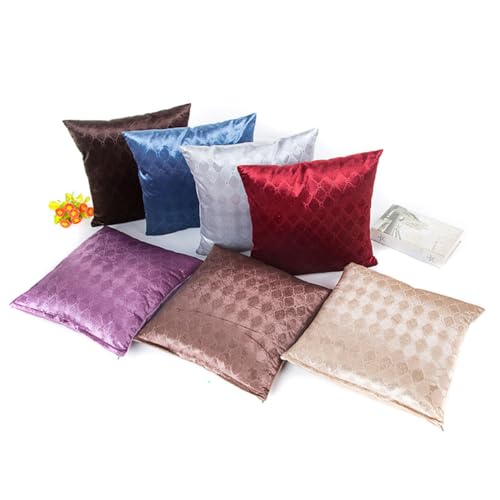 HONMEET Glitzernde Pailletten Kissenbezug Silber Eleganter Sofakissenbezug mit Reißverschluss Dekorativ für Sofa Auto Party und Wohnzimmer Hautfreundlich Modisch und Vielseitig Einsetzbar von HONMEET