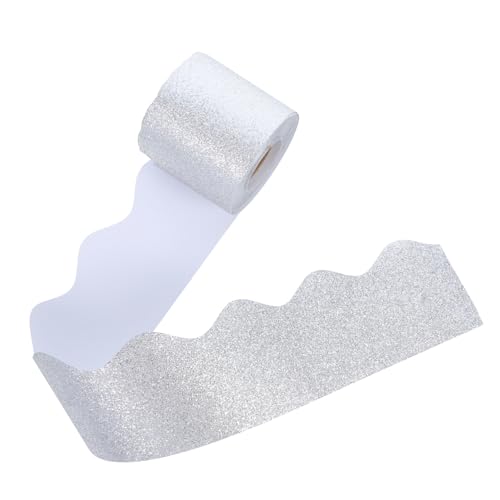 HONMEET Glitzernde Schwarze Tafel Bordüre Papierbasierter nicht Klebender Flexibler Randaufkleber für Klassenzimmer Pinnwände Vielseitige Dekoration für Schule und Festival HONMEET Glitzernde Schwarze Tafel Bordüre Papierbasierter nicht Klebender Flexibler Randaufkleber für Klassenzimmer Pinnwände Vielseitige Dekoration für Schule und Festival von HONMEET