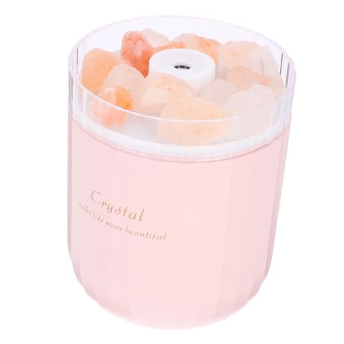 HONMEET Großer Raum Luftbefeuchter mit USB Aufladung Leiser Kristallsalz Aromatherapie Diffusor Stilvoller Luftbefeuchter für Schlafzimmer Tragbarer mit Großer Kapazität für Aromatherapie von HONMEET