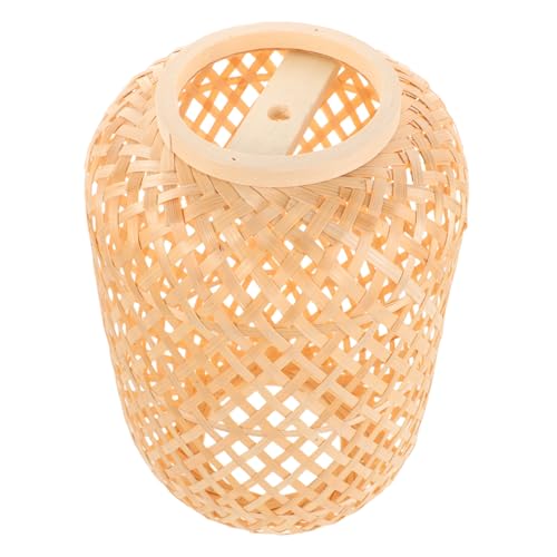 HONMEET Handgefertigter Lampenschirm aus Naturholz Retro Stil Rustikal Leicht Flexibel Lichtstreuend Geeignet für Landhaus Boho Schlafzimmer Restaurant und Outdoor Dekor Handgewebt HONMEET Handgefertigter Lampenschirm aus Naturholz Retro Stil Rustikal Leicht Flexibel Lichtstreuend Geeignet für Landhaus Boho Schlafzimmer Restaurant und Outdoor Dekor Handgewebt von HONMEET