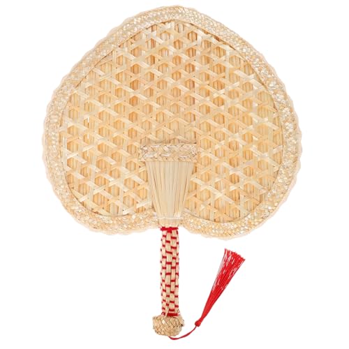 HONMEET Handgefertigter Weizenstroh-handfächer Chinesischer Vintage-stil Geflochtener Sommer-handlüfter Praktisch Leicht Tragbar Für Outdoor Innen Dekoration Tanz Requisiten HONMEET Handgefertigter Weizenstroh-handfächer Chinesischer Vintage-stil Geflochtener Sommer-handlüfter Praktisch Leicht Tragbar Für Outdoor Innen Dekoration Tanz Requisiten von HONMEET