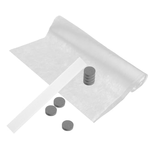 HONMEET Küchenfilterpapier Fettabweisend Hitzebeständig mit Magnet und Kleber Passend für Dunstabzugshauben und Platzsparend Langlebiges Vliesmaterial von HONMEET