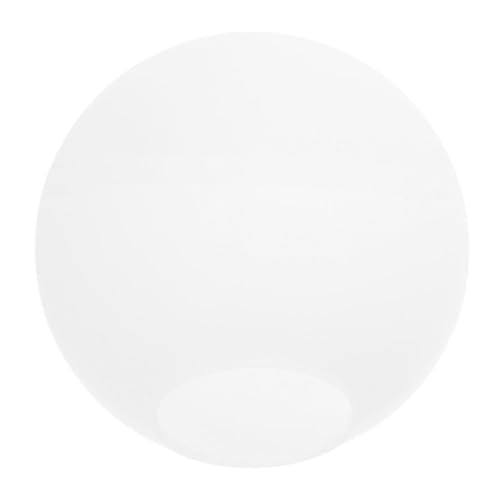 HONMEET Milchweißer Mattierter Kugel glasschirm Moderner Lampenschirm aus Glas Milchiges Licht Einfache Montage Ersatz Lampenschirm für Wohnzimmer und Esszimmer von HONMEET