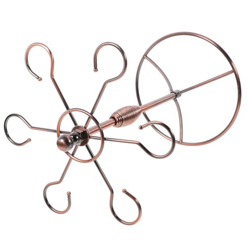 HONMEET Robuster Weinregal Glashalter aus Metall Dekorativer Tisch-weinglashalter mit Gedrehtem Draht-Design Langlebiger Vielseitiger Weinständer für Stilvolle Weinpräsentation Zuhause HONMEET Robuster Weinregal Glashalter aus Metall Dekorativer Tisch-weinglashalter mit Gedrehtem Draht-Design Langlebiger Vielseitiger Weinständer für Stilvolle Weinpräsentation Zuhause von HONMEET