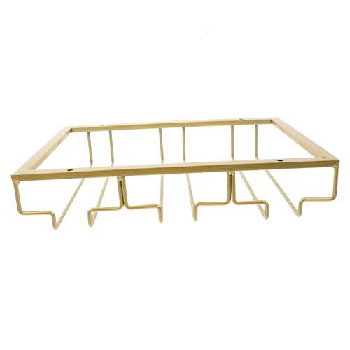 HONMEET Rotweinglashalter Hängend Schlitz Design Platzsparend Küchenregal Eleganter Glashalter für Bar und Haushalt Einfache Montage und Robust von HONMEET