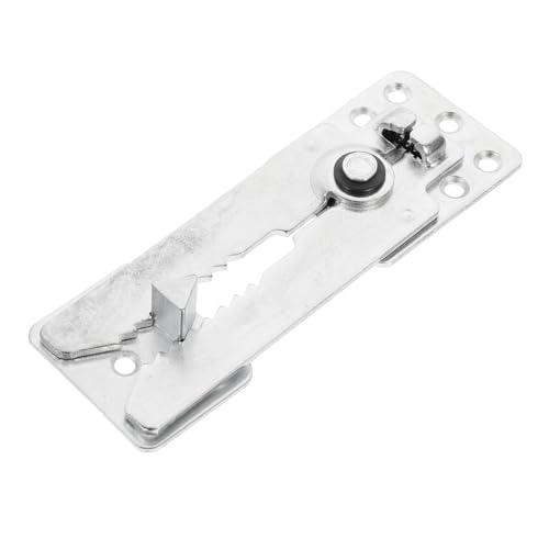 HONMEET Sektionaler Sofaverbinder aus Metall Langlebiger Möbelverbinder mit Starkem Schnappverschluss Stabiles Verbindungstück für Couchkombination Praktische Eckverbindung Silberfarben von HONMEET