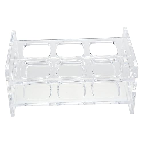HONMEET Shot Glas Halter Transparent Reihig Fach Getränkebecher Display Rack für Bar Party Dekoration von HONMEET