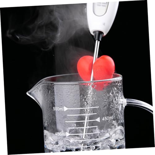 HONMEET Silikon Thermometerhalter Clip für Topf Thermometer Sonde Halter Herzform Rot Sicherer Sitz Einfache Befestigung für Kochen Backen Schmelztopf Küche Zubehör von HONMEET