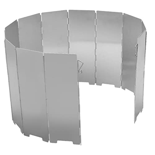 HONMEET Teiliger Faltbarer Campingkocher Windschutz aus Leichtem Aluminiumlegierung Winddicht Korrosionsbeständig für Outdoor Kochen Bbq Picknick Sparend Kompakt und Langlebig HONMEET Teiliger Faltbarer Campingkocher Windschutz aus Leichtem Aluminiumlegierung Winddicht Korrosionsbeständig für Outdoor Kochen Bbq Picknick Sparend Kompakt und Langlebig von HONMEET